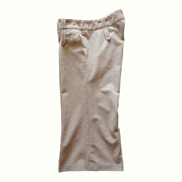 WINDSOR Camel Tan Walking Pants Culottes Size 9 Career Stylish Academia Low Rise - Picture 6 of 8